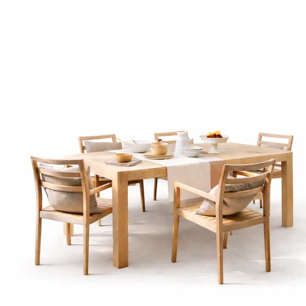 34F1427E-AC60-493E-A929-7CD9600505DD (1) À Terre Dining set - Image 1