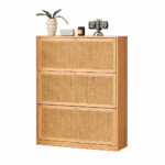Winder Cane Shoe Cabinet