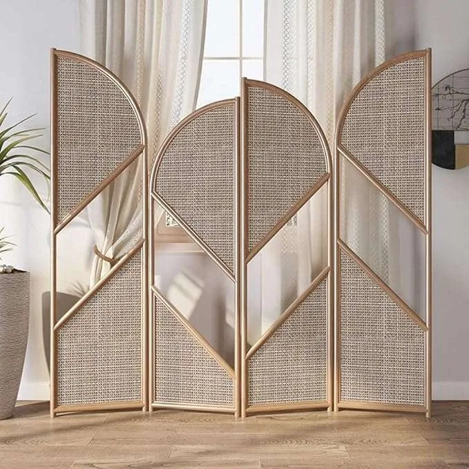 71Kg7XFvOL._AC_SX679_.jpg Flanco Divider - Luxury Bamboo and Natural Cane Large Room Divider Partition Screen Egypt by Royal Garden