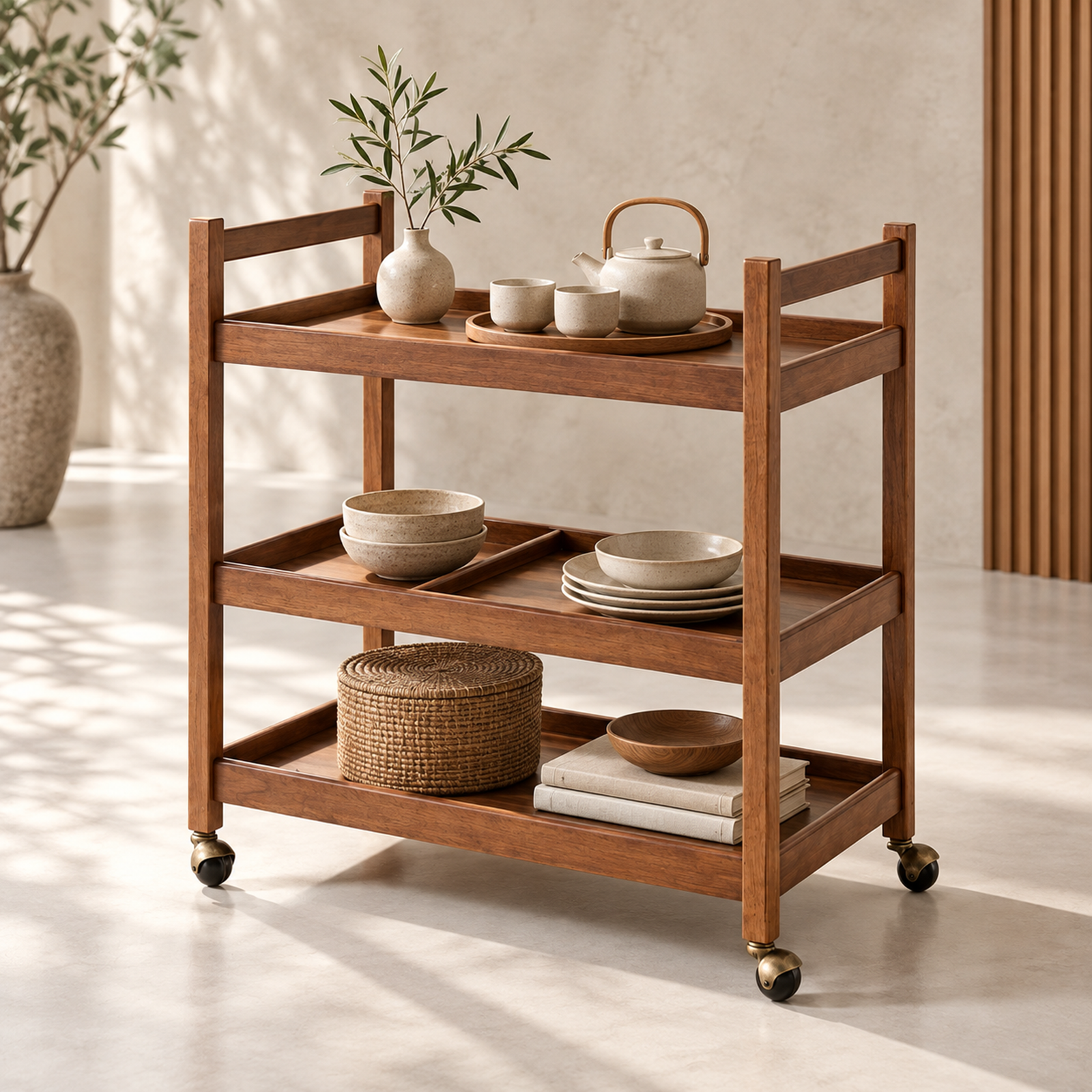 Brunch 1 Brunch Tea Cart - Image 1