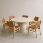 Deri Dining set