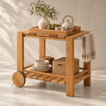 Evergreen Tea Cart - Image 2