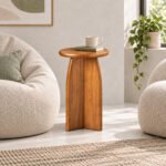 Gypsum Side Table