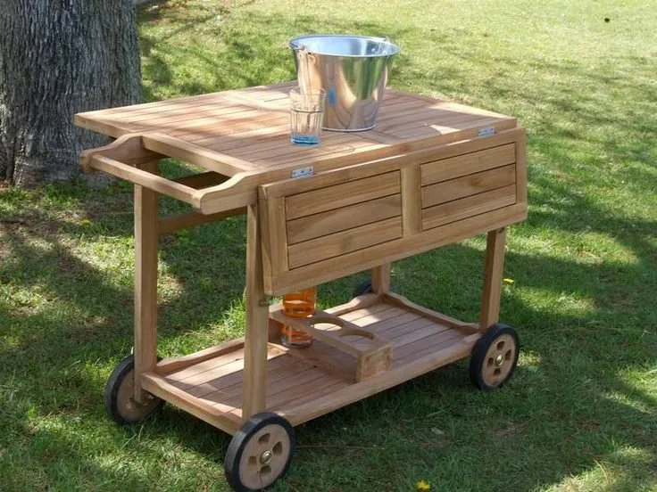IMG_1023.jpg Beck Tea Cart - Image 1