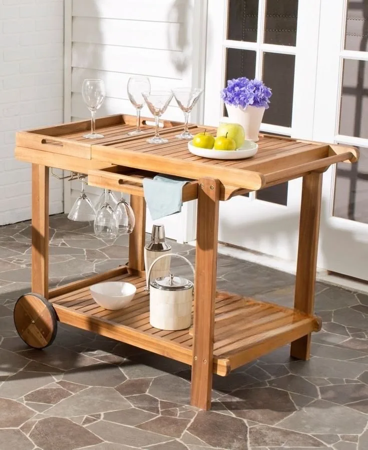 IMG_1176.jpg Orchid Tea Cart - Image 1