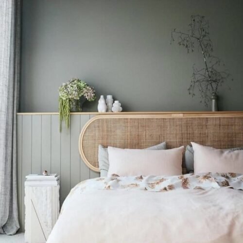 Soisalo Headboard - Luxury bamboo and cane headboard Egypt by Royal Garden, H 130cm 120 160 180cm headboard only