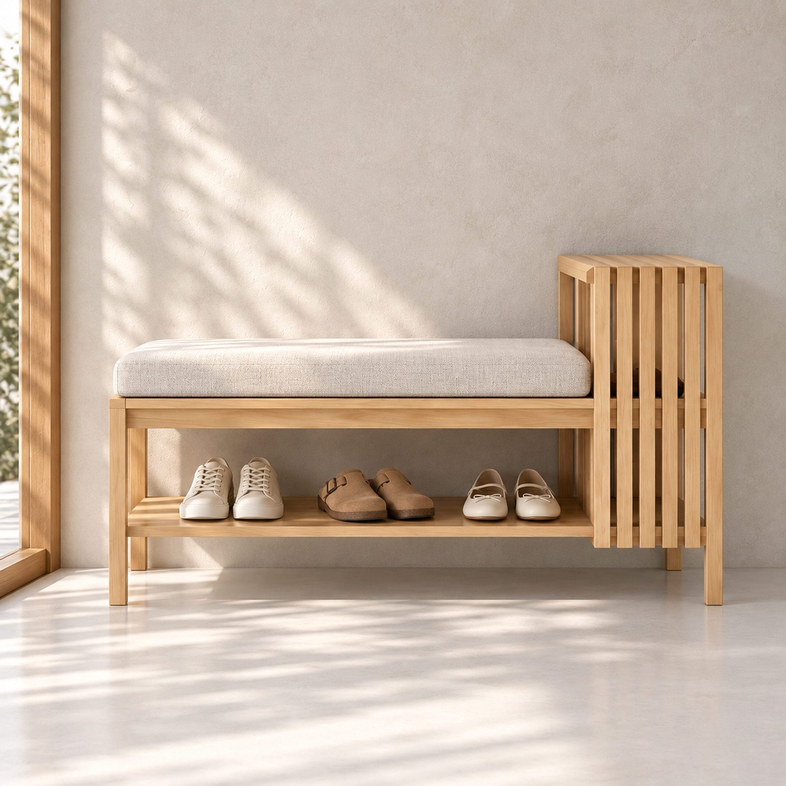 Pantofi 2 Pantofi Beech Shoe Cabinet - Image 1