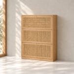 Winder Cane Shoe Cabinet - Image 2