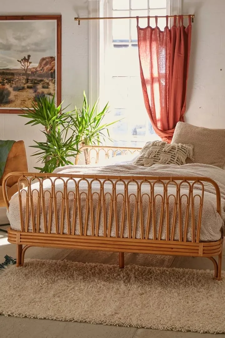 dsfdscs.jpg Fibula Bed - Luxury pure bamboo bed frame Egypt by Royal Garden, L 200cm x H 80cm lowest headboard