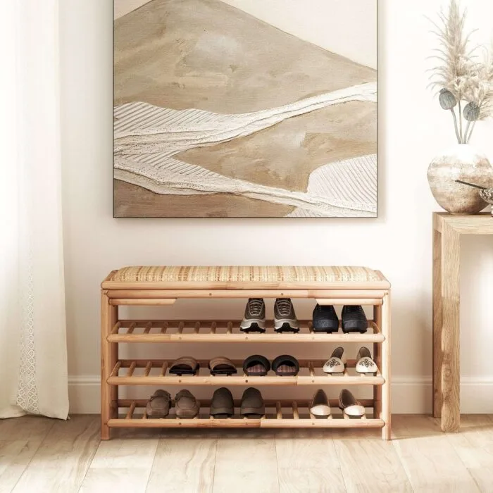 Walter Bamboo Shoe Cabinet