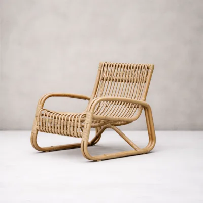 Papion Chair - Luxury pure bamboo outdoor chair Egypt by Royal Garden, W 65cm x D 75cm x H 70cm deep