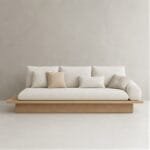 Nagoya Oak Veneered Plywood Sofa