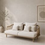 Duvar Beech Wood Indoor Sofa - Image 2