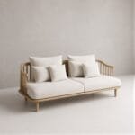Duvar Beech Wood Indoor Sofa