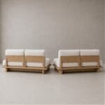 Madera Oak Veneered Plywood Sofa - Image 2
