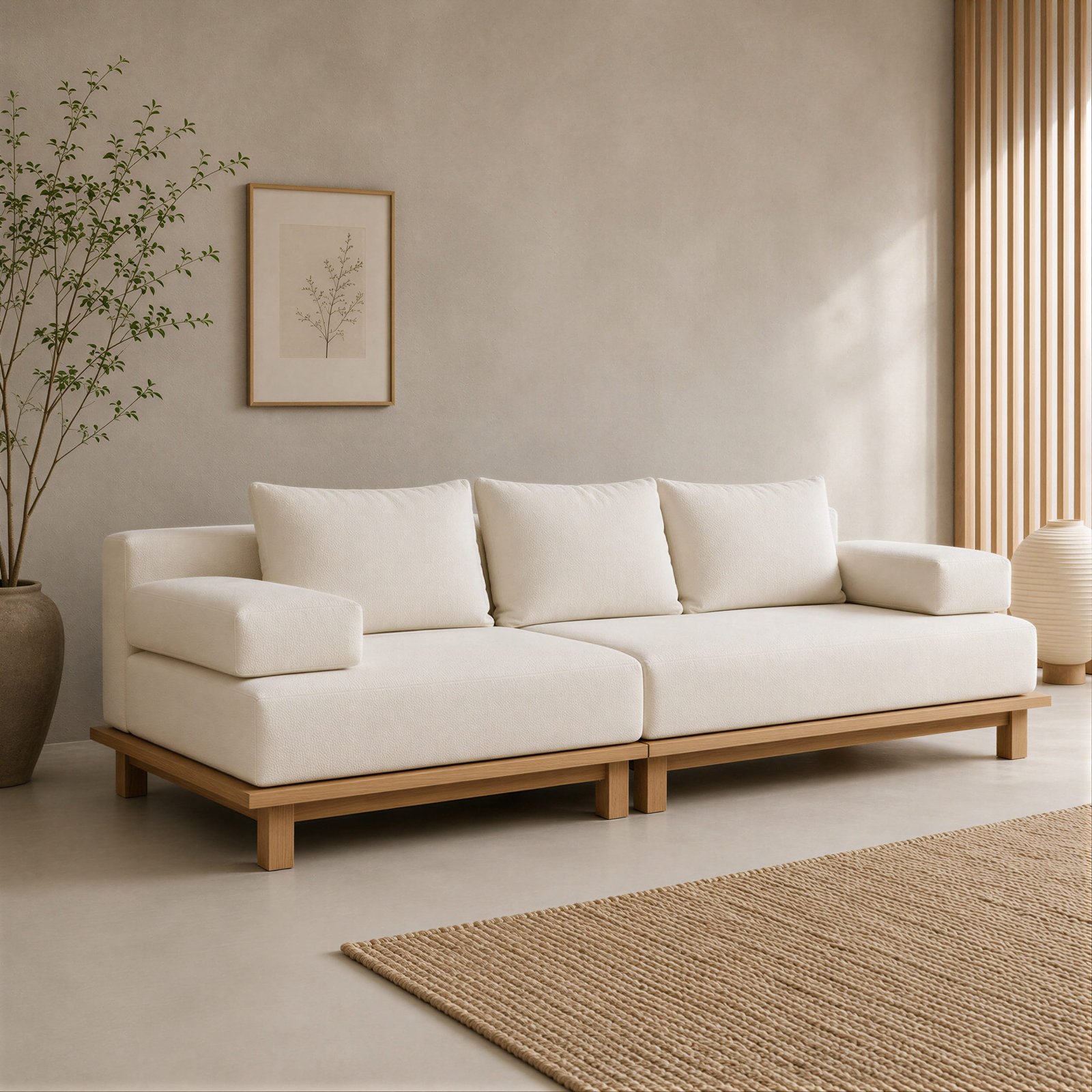 gigapixel-file_000000005cc8720a9f1143ad03437997.png Mori Beech Wood Indoor Sofa - Image 1