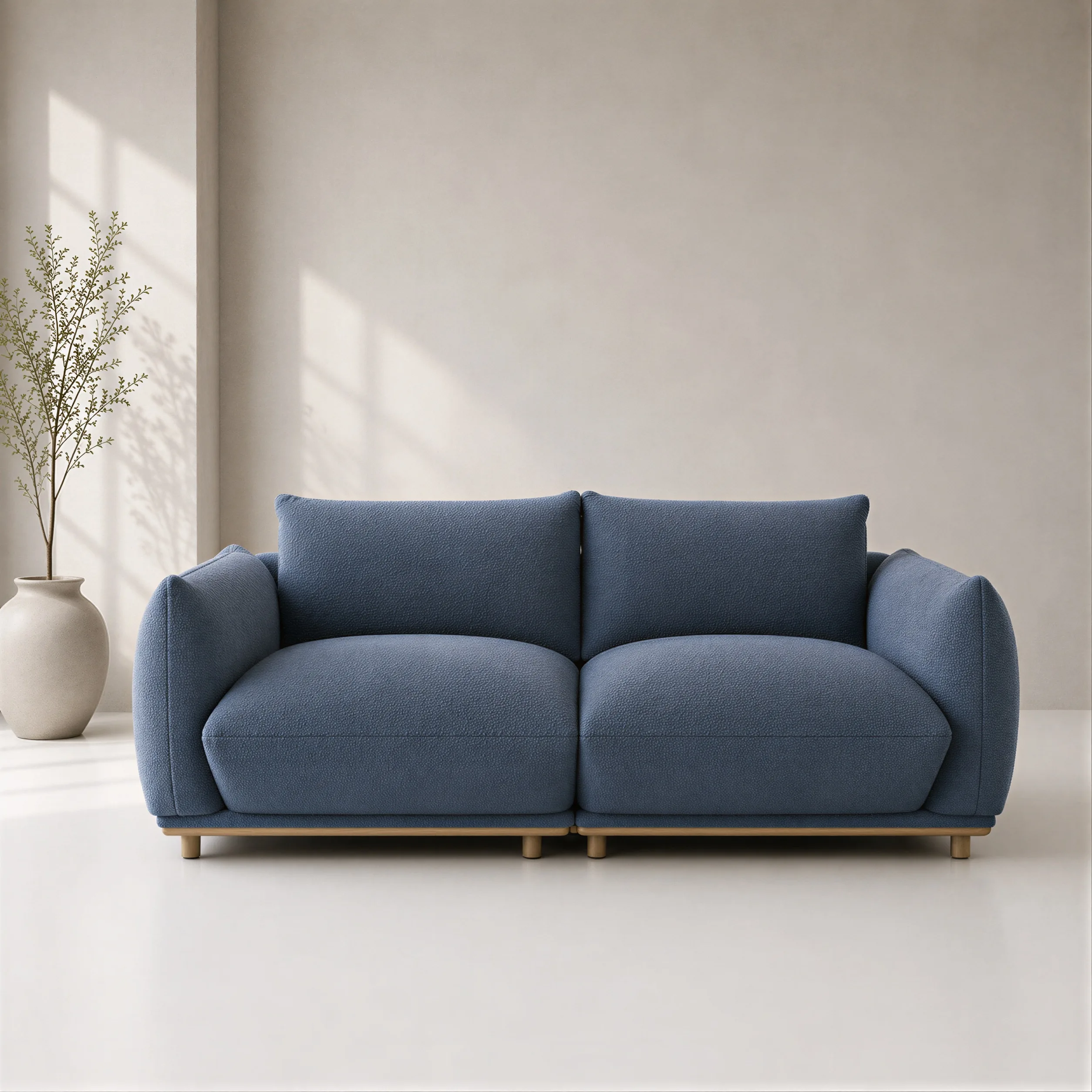 Vasto Beech Wood Indoor Sofa - Image 2