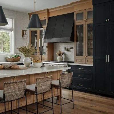 Waltham Kitchen - Luxury kitchen cabinets Egypt by Royal Garden, Counter Wood Natural Beech Wood modern natural wood kitchen design