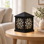 Modern Carved Outdoor Garden Lantern Lamp