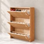 Winder Cane Shoe Cabinet - Image 3