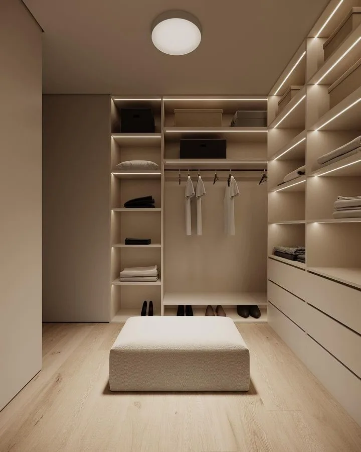 Cuarto Dressing room - Luxury custom dressing room Egypt by Royal Garden, full-room walk-in wardrobe design