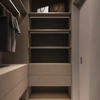 Eleganza Dressing room - Luxury custom dressing room Egypt by Royal Garden, elegant refined wardrobe design